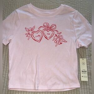 NWT NOBO Pink Babydoll Tee medium